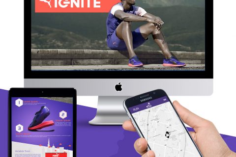 Create a website for Puma IGNITE
