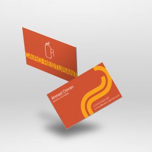 business card design - restaurant logo design oman