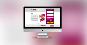 Landing Page design - on-page site - website design for bogo