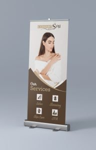 roll up design Oman, By freelance graphic designer in Muscat