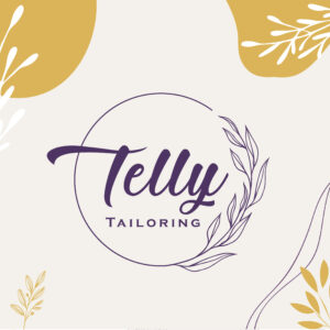 Logo design Oman for Telly Tailoring brand identity