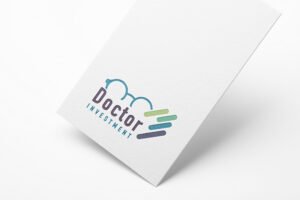 Logo design for an investment company representing trust and growth in Oman