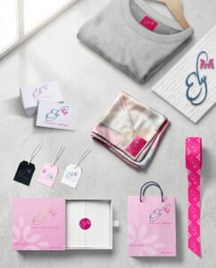 Ely fashion logo design Muscat Oman showcasing brand identity