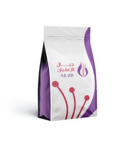 saffron trading branding Muscat visual identity and logo concept ground in Oman