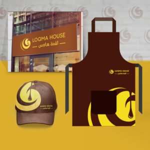 louqma branding oman logo and brand identity design concept visual