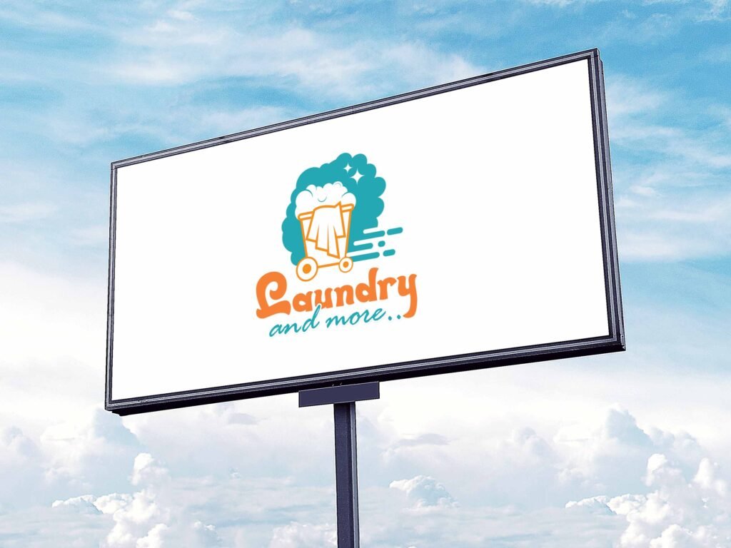 Laundry and More: Laundry Logo Design in Oman
