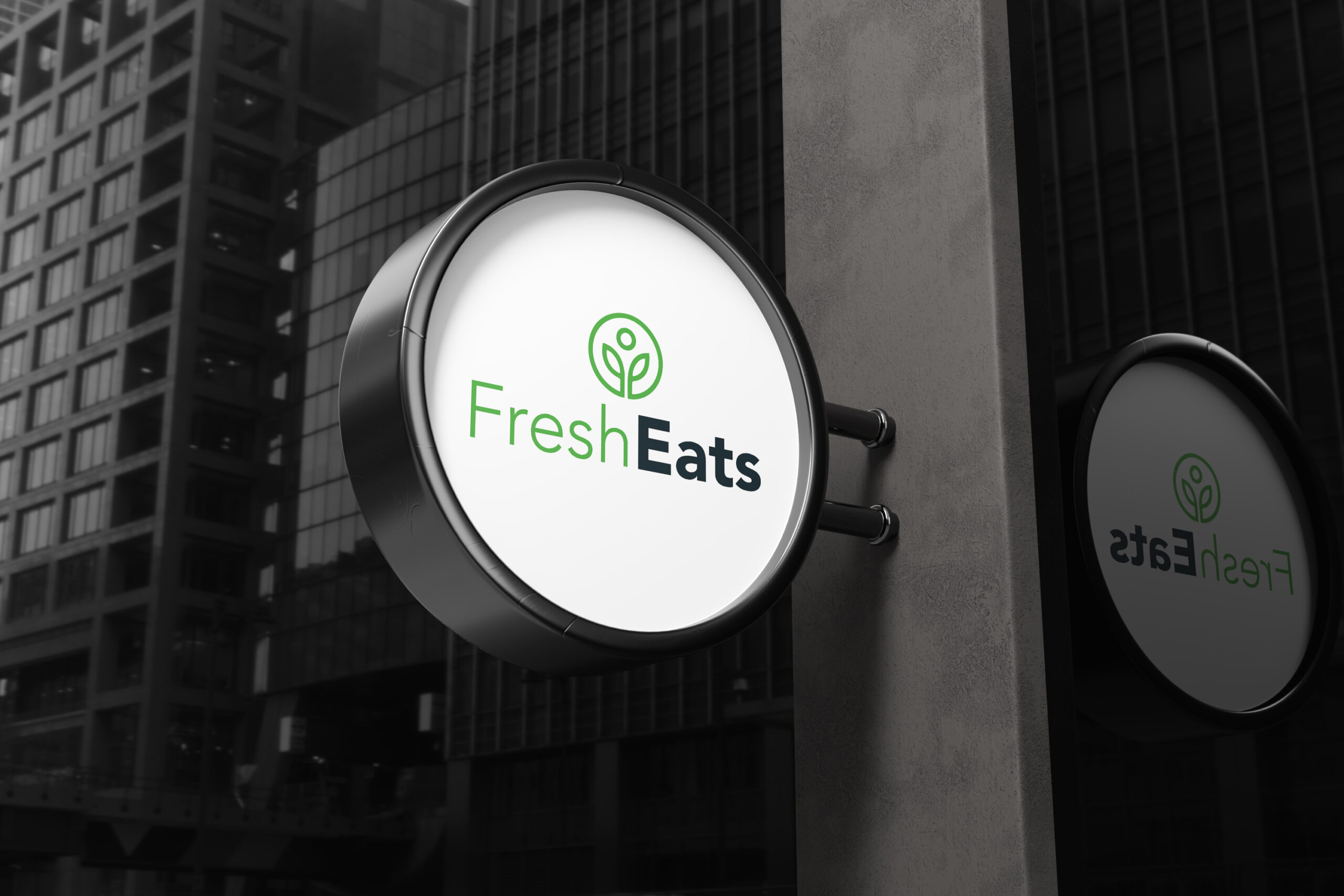 Fresh Eats: Logo & Brand Identity in Muscat portfolio design