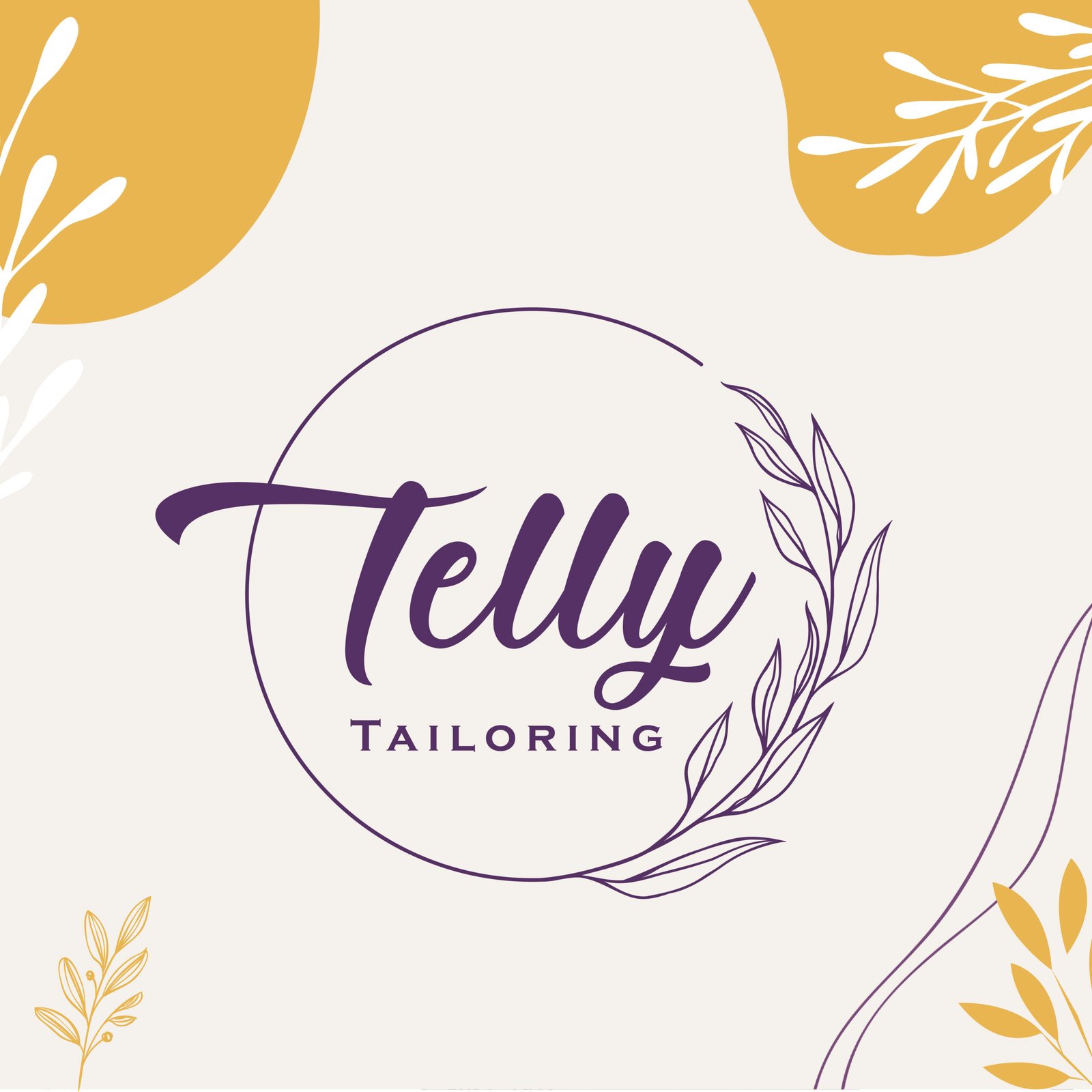 Brand logo design concept for a fashion and tailoring business in Oman, emphasizing fashion identity