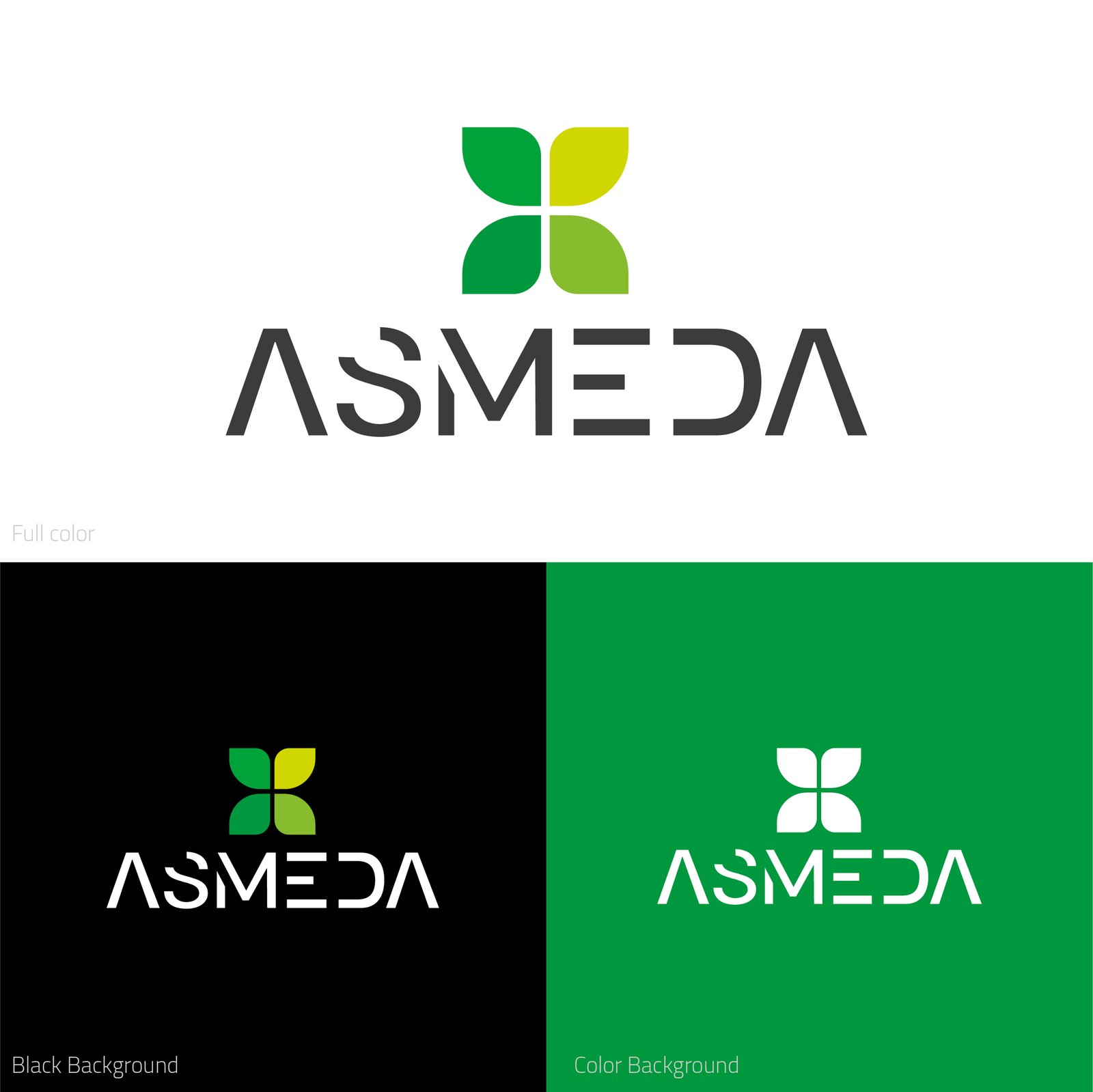 Asmeda fertilizer logo design showcasing agricultural brand identity created by freelance graphic designer in Oman