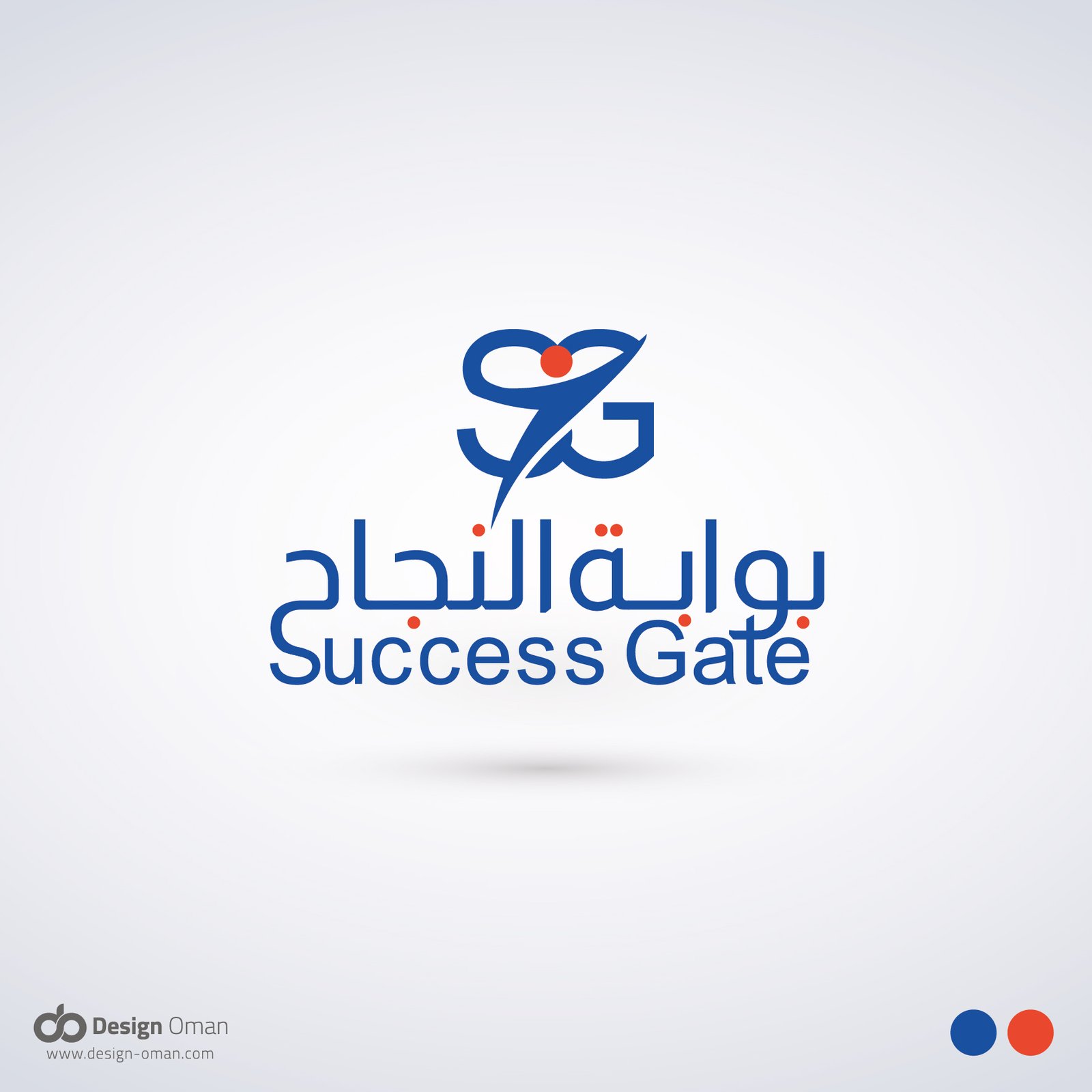 Success Gate logo design in Oman showcasing professional corporate branding and visual identity