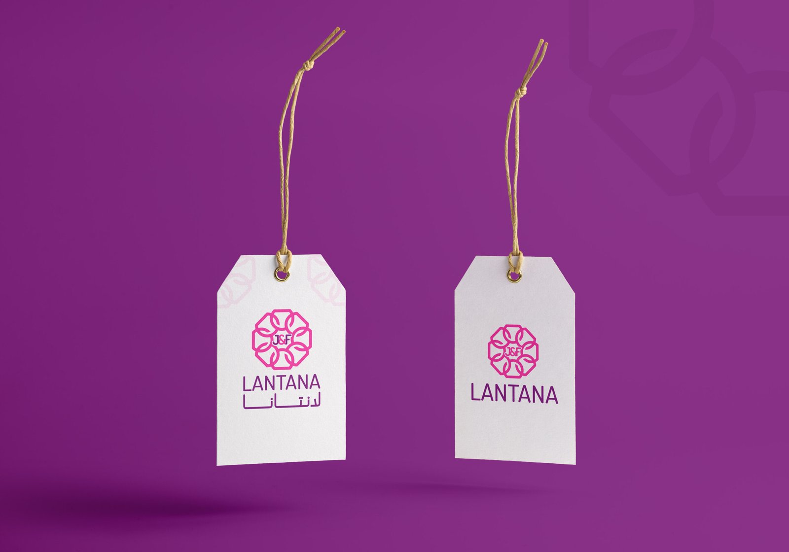 Lantana women's clothing boutique logo design showcasing elegant branding for fashion retail in Oman