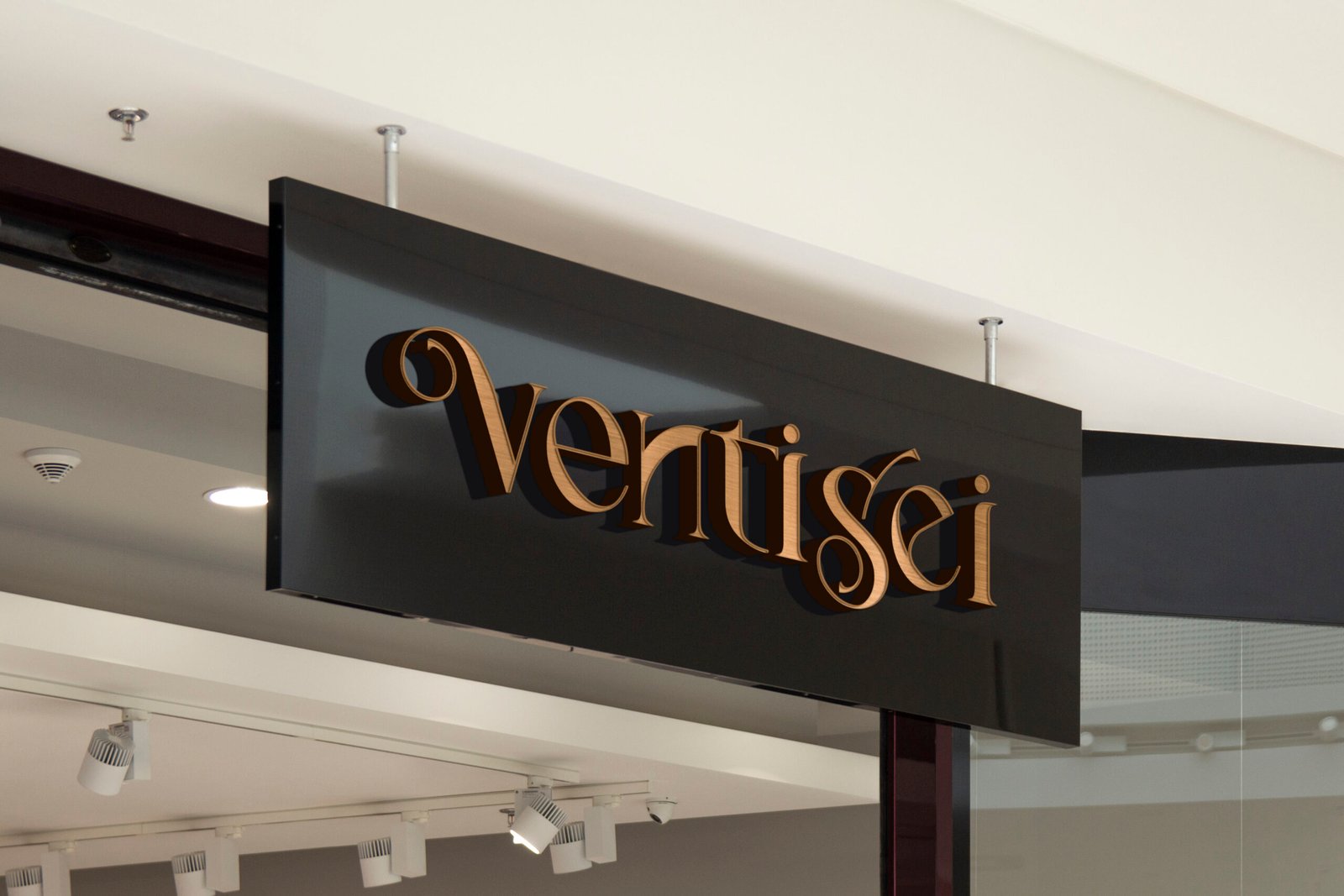 Ventisei women's clothing boutique logo design showcasing modern fashion branding for Oman retail market
